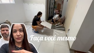 Ele se irritou e quebrou tudo com soco | finalizamos o revestimento da cozinha | troca da janela