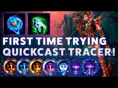 Tracer Quantum Spike - FIRST TIME TRYING QUICKCAST TRACER! - Bronze 2 Grandmaster S2 2023