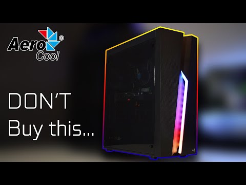 AEROCOOL AEROPGSBOLT-BK-RGB PC dėklas ATX Aerocool BOLT RGB USB 3.0 - 1x120mm Juodas FAN video