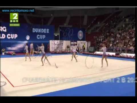 Bulgaria 3 ribbons and 2 hoops AA World Cup Sofia 2012