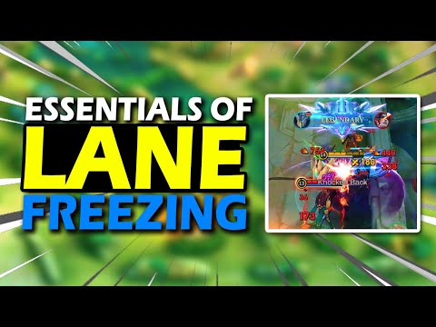 LANE FREEZE TUTORIAL || MOBILE LEGENDS GAME GUIDE FOR WINNING RANKED GAMES