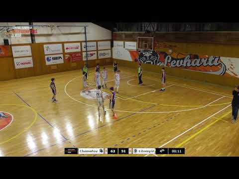 CEYBL U14, 25.3.2023, Levharti Chomutov - ADFORS Basket Litomyšl
