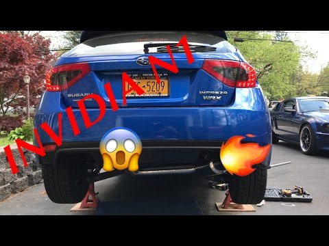 Subaru WRX Invidia N1 Catback Install!