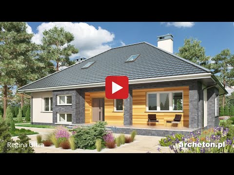 Projekt domu Regina Ultra - archeton.pl - parterowy 254,9 m2