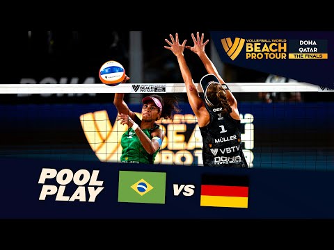 Ana Patrícia/Duda vs. Müller/Tillmann - Day 1 Highlights | Doha Finals 2023 #BeachProTour