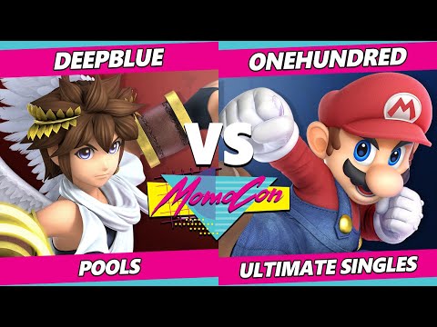 MomoCon 2023 - DEEPBLUE (Pit) Vs. OneHundred (Mario) Smash Ultimate - SSBU