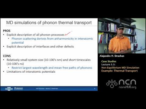 nanoHUB-U Atoms to Materials L5.5: Thermal Transport Example