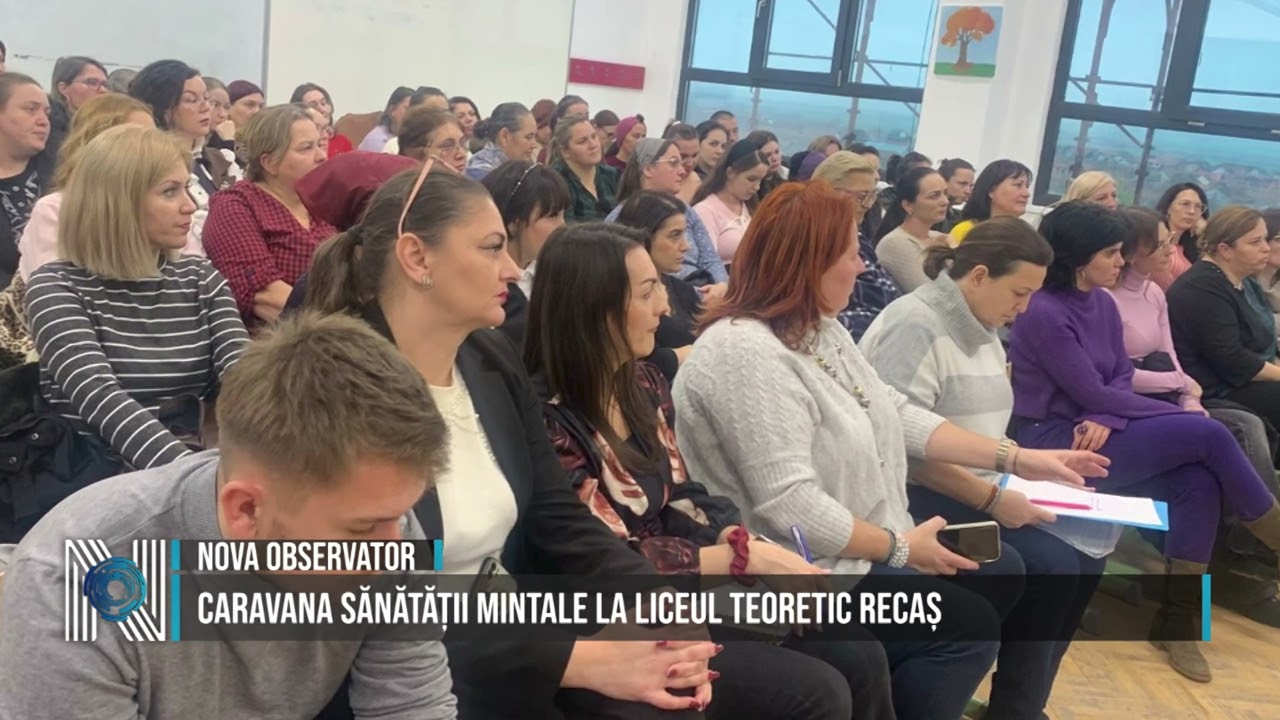 Caravana Sănătății Mintale la Liceul Teoretic Recaș