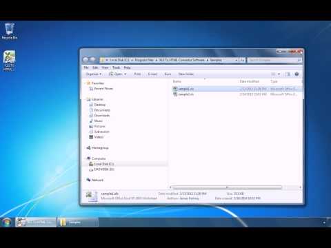 XLS To HTML Converter Software