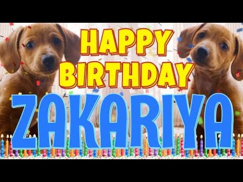 Happy Birthday Zakariya! ( Funny Talking Dogs ) What Is Free On My Birthday