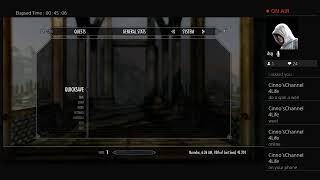 JC's skyrim speed run attempt