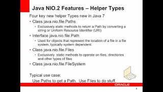 55 New Features in JDK 7 - NIO2
