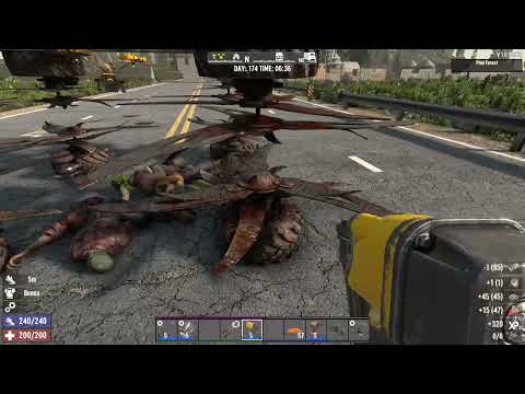 Levitating Horde Base Test: Zombies vs. the Ultimate Blender in 7 Days to Die