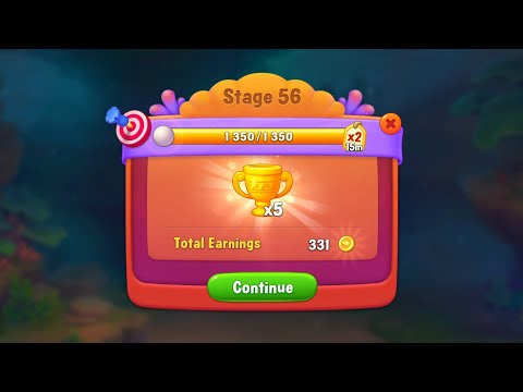 @Fishdom Atlantis Cup Stage 55 - Special Challenge Stage 56