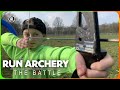 Rennen en schieten in een slopende finale | Battle Run Archery | Zappsport