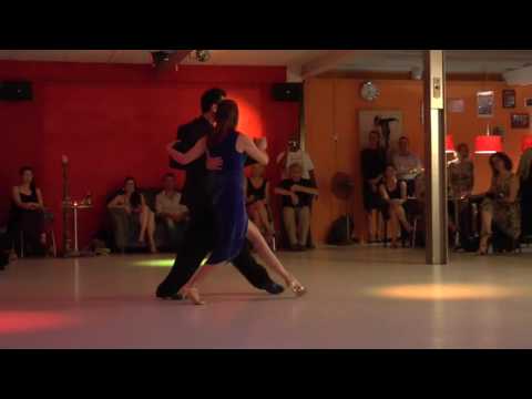  Vanessa Fatauros  and  Damian Rosenthal  are  dancing  to  "  Yunta de Oro  "  by  Color Tango