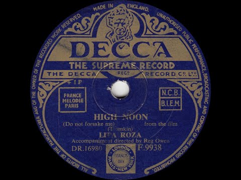 Lita Roza - High Noon (Do Not Forsake Me)