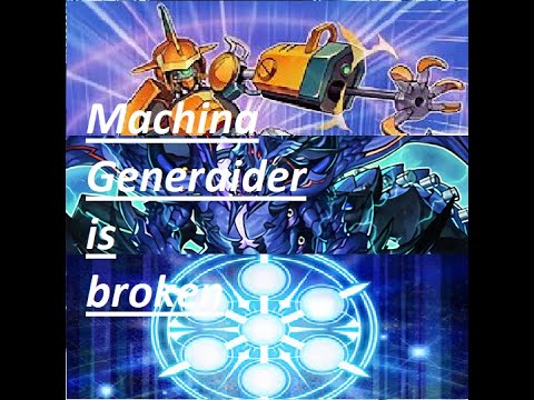 YUGIOH - BROKEN MACHINA ORCUST GENERAIDER COMBO - VFD should probably be banned