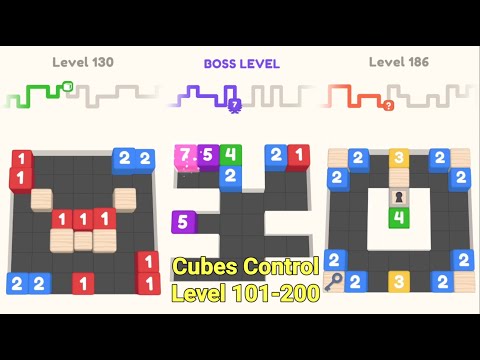 Cubes Control Walkthrough | All Levels | Level 101-200 - YouTube