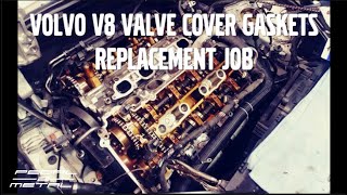 Yamaha V8 Valve Cover Gasket Job | A FUN Way to Spend 12 hrs! | VOLVO S80 V8 Project Car Vlog