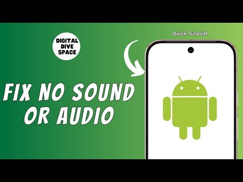 HOW TO FIX NO SOUND OR AUDIO ON ANDROID