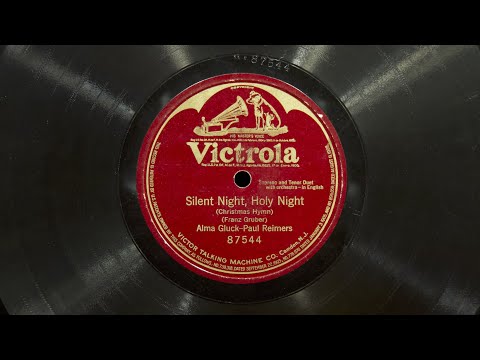 Silent Night, Holy Night • Alma Gluck and Paul Reimers • (EMG Mark Xb Oversize Gramophone)