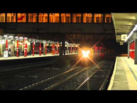 37667 with 37603 DIT 6k73 Sellafield - Crewe flasks, 17th November 2014