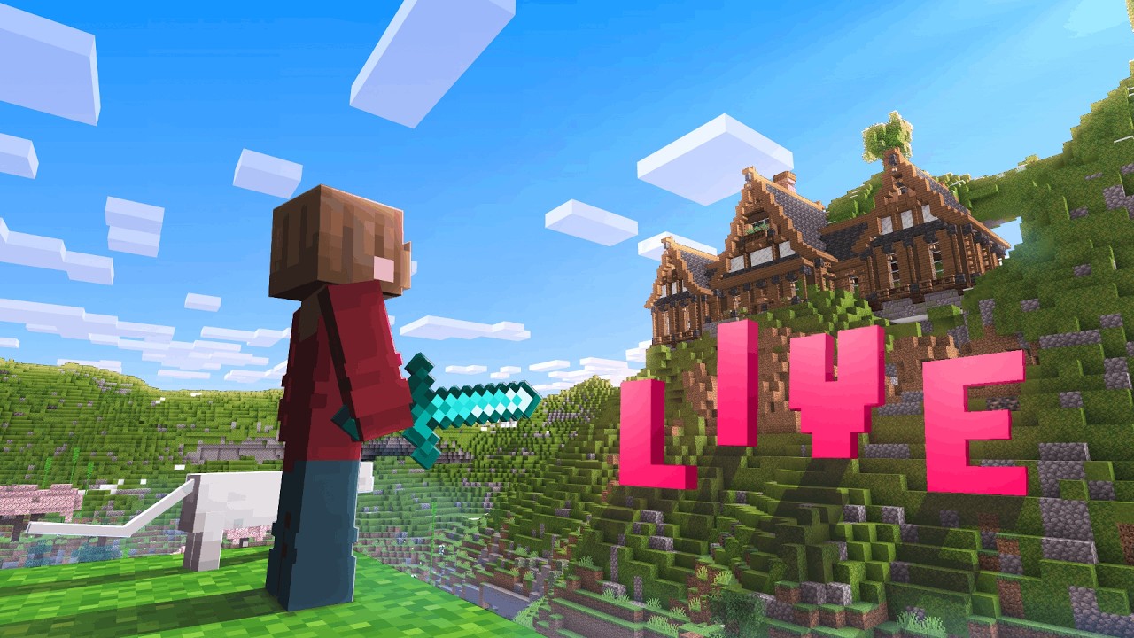 Gathering materials for the aquarium on my forever world!!