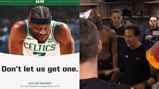Jimmy Butler trolls Celtics and Jaylen Brown after Heat won Game 2 😂