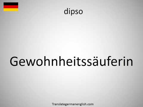 How to say dipso in German? (Gewohnheitssäuferin)