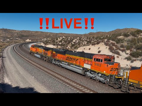 🔴Live🔴 Cajon Pass California, Summit / Silverwood Cam (BNSF'S CAJON SUB)