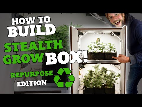 , title : 'How to Build a Stealth Grow Box - Repurposed Cabinet Edition ♻'