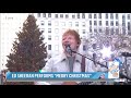 Ed Sheeran Sings Merry Christmas 2021 Live Concert Performance New York City Christmas Song