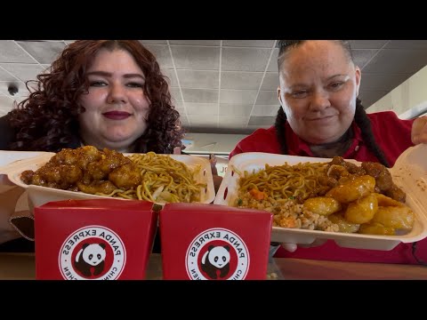 Panda express/#mukbang #foodie if you wanna win a cash prize watch the entire video💰💵