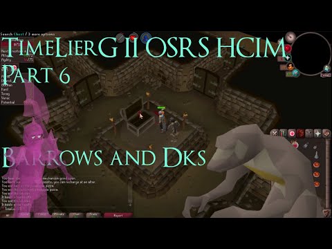 TimeLierG II OSRS HCIM Part 6: Lucky Barrows and Dagannoth Rex