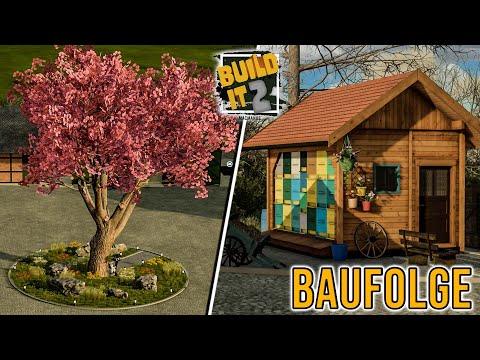 LS22 Build It 2 Hofbau #4 - Haus für die BIENEN & Riesiger Pinker BAUM - Farming Simulator