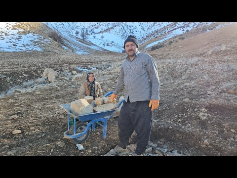 Nomadic life in the cold mountains; from collecting stones to lentil soup