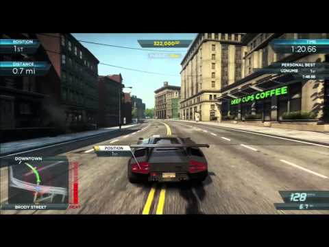 NFS: Most Wanted - Lamborghini Countach - Gameplay