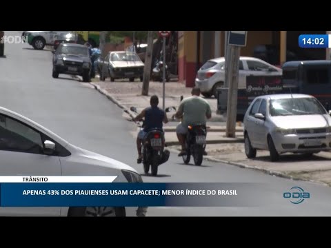 Estudo aponta que apenas 43% dos motociclistas no Piauí usam capacete 13 05 2021