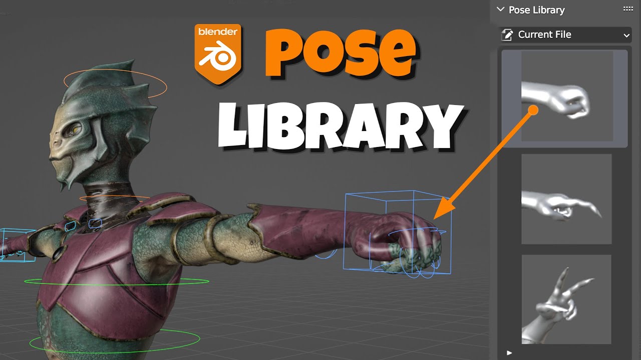 Blender Pose Library Tutorial