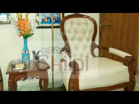 Royal brown shilpi teak wood dining chair and table, for hom...