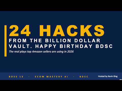 24 Amazon Seller Hacks in One Session (AI Listings, Alexa, AMC, TikTok Shop)