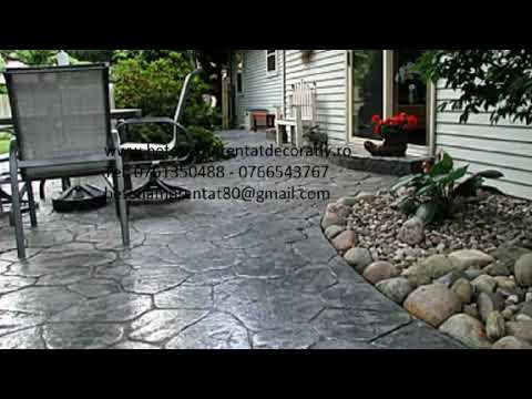 Beton Amprentat Tănăsoaia - Vrancea  Tel.0761350488 -0766543767