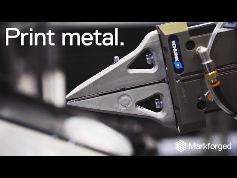 Print Metal on the Metal X System from Markforged