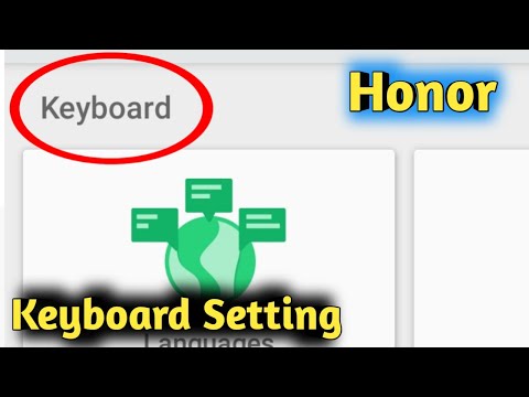 Honor 7X Keyboard Setting