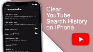 How to Delete YouTube Search History on iPhone [2023]