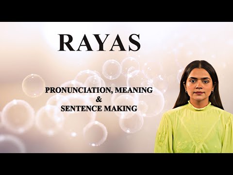 RAYAS - Meaning_&_Pronunciation_Word_World_Audio_Video_Dictionary