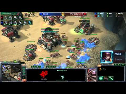 [GM] Fiend vs WhySoSerious - TvT - Akilon Wastes - Starcraft 2 Heart of the Swarm