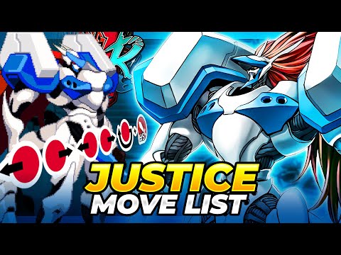 JUSTICE MOVE LIST - Guilty Gear XX Accent Core Plus R (GGXXACPR)