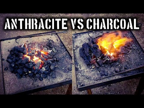 Comparison between anthracite coal and charcoal